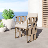 Quadrat Dining Chair White 704012 Zuo Modern