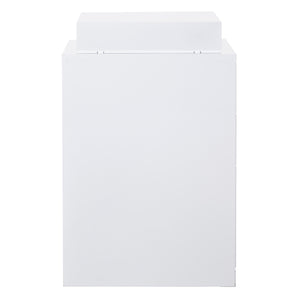 OSP Home Furnishings Metal File Cabinet White