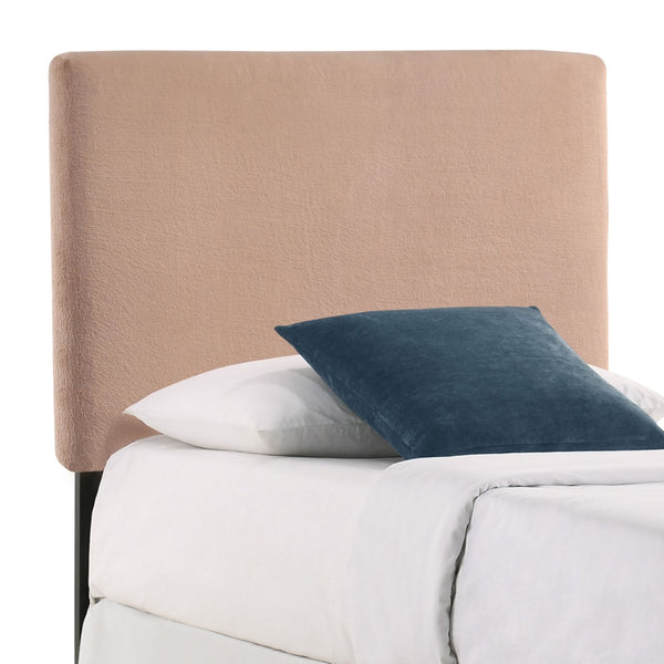 English Elm Blush Plush Upholstered Twin Headboard Art Deco Glam Bedroom Focal Accent B062P153889