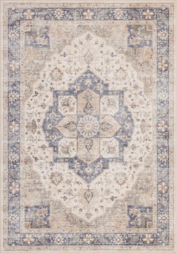 English Elm Premier Low Pile Ivory Area Rug Large Format Neutral Flatweave for Living Rooms B186P479389