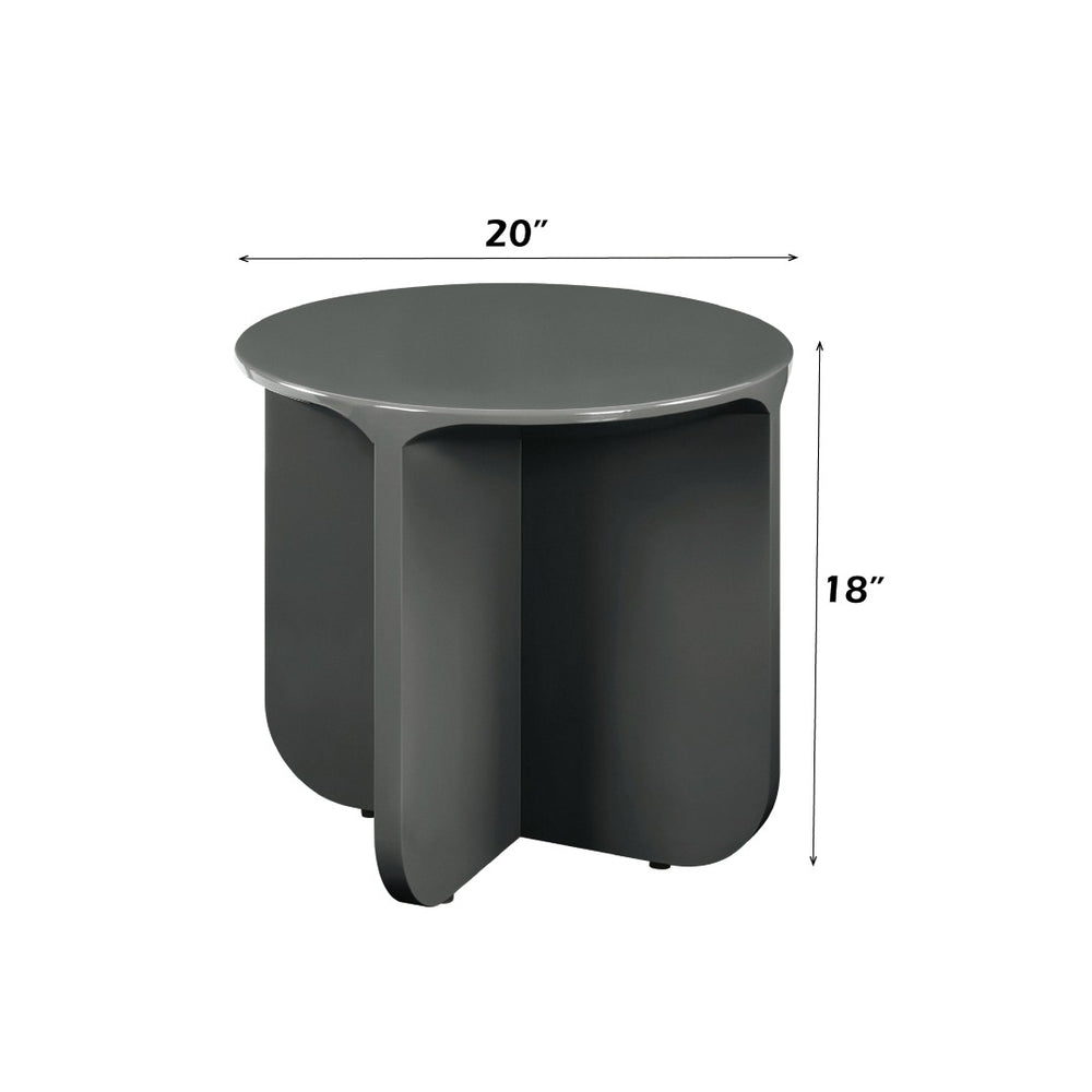 English Elm Lamond Square Mdf End Table with Dark Olive Finish for Living Room or Bedroom B2726P442582