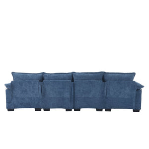 English Elm United Modern U-Shape Sectional Sofa: Plush Chenille Fabric, Durable Frame, Stylish Comfort & Design W1568S00151-GIGA