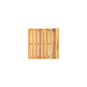 English Elm Christopher Knight Home® - SEDONA Acacia Wood Side Table with Open Slat Top for Outdoor Living Durable Weather-Resistant Accent Teak 23.75 L x 23.75 W x 7.25 H 63747.00