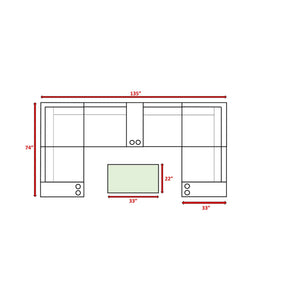 English Elm Fully Assembled 10-Piece Outdoor Wicker Seating Group For 4 - Comfort, Style & No Assembly Needed! B120S00207