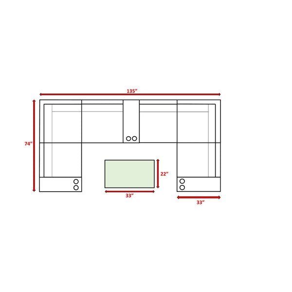 English Elm Fully Assembled 10-Piece Outdoor Wicker Seating Group For 4 - Comfort, Style & No Assembly Needed! B120S00207