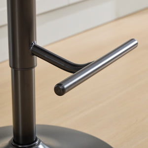 English Elm A&A Mid Century Dining Chair Set of 2 with Curved Ergonomic Walnut Back Upholstered Seat and Metal Legs W1143P195204 W1143P195204