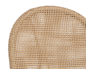 Sunpan Calandri Dining Chairs Set of 2 - Stylish Outdoor Seating with Moisture-Repellent Performance Fabric Natural / Louis Cream