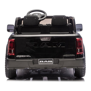 English Elm 24v Licensed Dodge Ram 2500 Kids Ride on Truck with Remote and 4-wheel Suspension W1578P305880