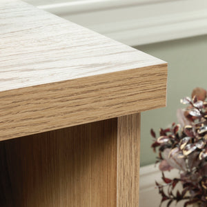 English Elm Night Stand - Rustic Brown Finish With Smart Storage, Compact Design & Easy Assembly For Any Space B356P367928