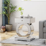 Christopher Knight Home® Addison Glam Mirrored Accent Table : Modern & Durable