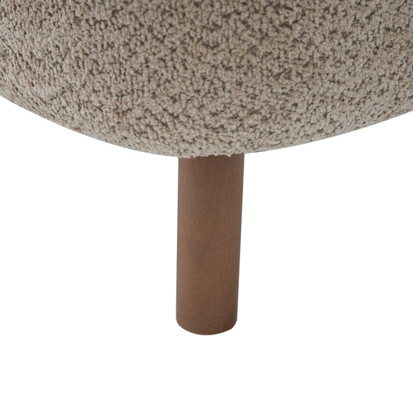 English Elm Swivel Club Chair Barrel Back Faux Leather 360 Degree Turn Living Room Accent Light Brown,Walnut N776P246078B