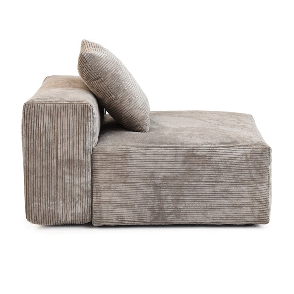 English Elm Pixel Modern Modular Sofa – Versatile L-Shaped 4-Seater Corduroy Comfort For Family Spaces B341S00025-GIGA