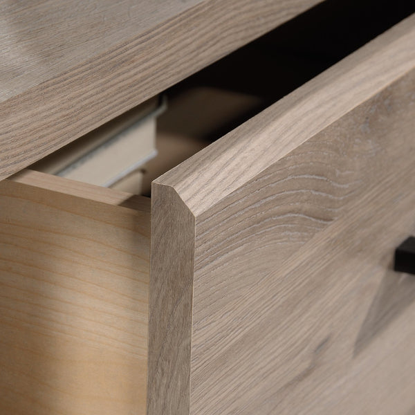 English Elm Dresser, Stylish Brown Finish With Ample Storage, Smooth Glides & Compact Design For Any Room B356P402691