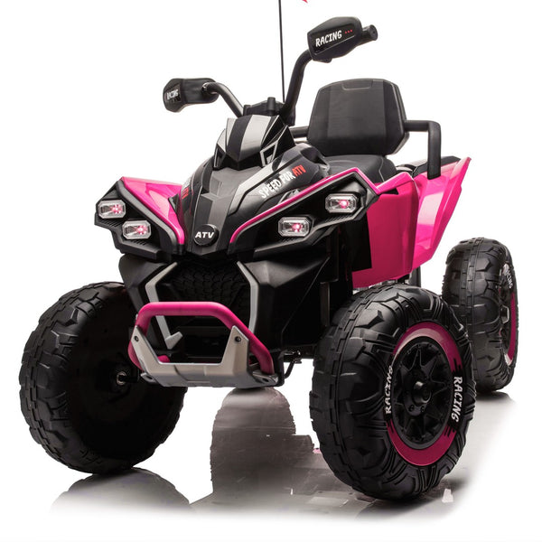 English Elm 24v Kids Electric Atv Xxxl Off-road Ride on with Parental Remote and Shock Absorbers W1578P352120