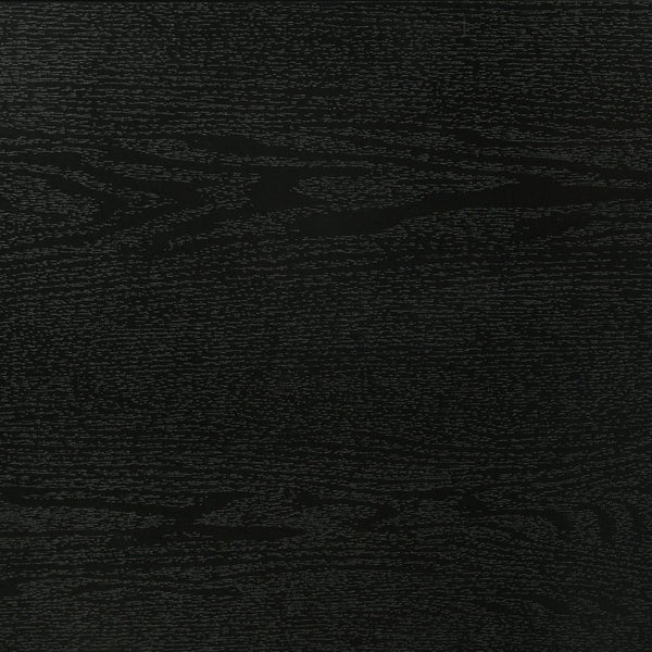 English Elm Corbin Queen Bedroom Set with Crystal Pulls Metallic Trim and Footboard Storage Drawers Black B062S00785