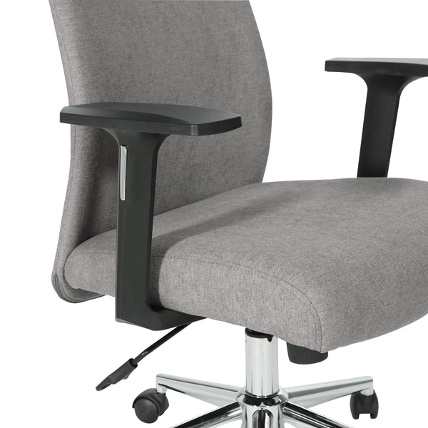 OSP Home Furnishings Evanston Office Chair Fog