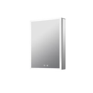 English Elm Mesa Aluminum Led Medicine Cabinet with Defogger Soft Close Mirror Bathroom Spa B2731P478357