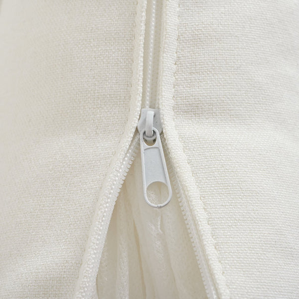 English Elm U_STYLE 130" U-shaped Modular Sectional Sofa with 2 Ottomans, Chenille Comfort, Pocket Coils, 6-Piece Flex Seating Beige WY000454AAA