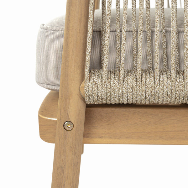 English Elm Christopher Knight Home® - Sumbawa Outdoor Club Chair Set Of 2 - Stylish Acacia Wood Frame & Easy-Care Cushions For Patios N775P226075B-S2