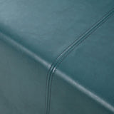 Christopher Knight Home® - Noble House - Bellerose Teal Leather Settee