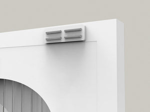 English Elm 71'' Steel 2-Door Locking Cabinet with Adjustable Shelves, Secure Metal Storage for Home Office White W3387P306305