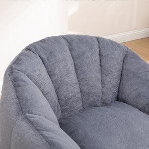 English Elm Bean Bag Sofa Chair with Armrests Memory Foam Filled Oversized Lounge Seat Adults W2200P390381
