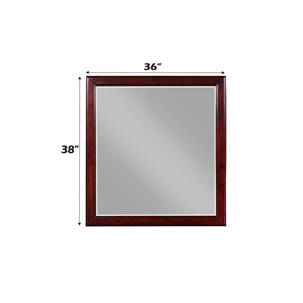English Elm Louis Philippe Cherry Finish Mirror - Elegant Classic Design, Versatile Accent For Any Room Space B2726P252751