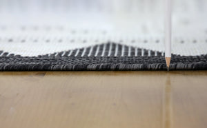 English Elm Sunshine Anthracite Indoor/Outdoor Area Rug 5'3" X 7'3" - Durable, Stylish, Easy-Care For Homes & Patios B186P198893-GIGA