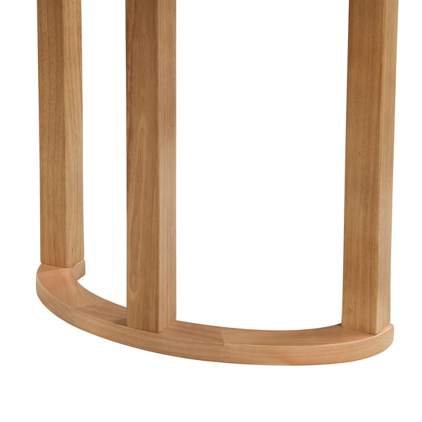 English Elm Christopher Knight Home® - 69 69 INCHES DINING TABLE - Sleek Solid Wood & MDF Rectangular Table with U-Shaped Trestle Base, Seats 6 Natural N771P256927Q