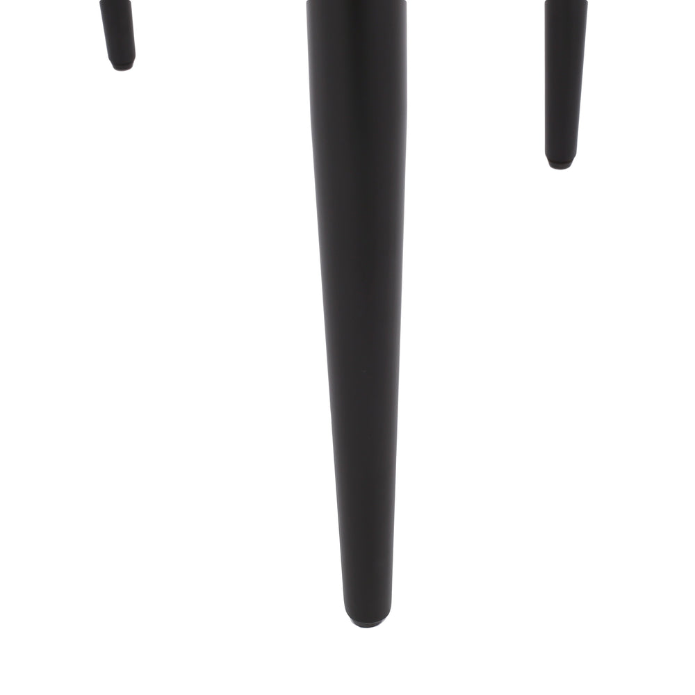 English Elm Christopher Knight Home® - Dining Chair Set Of 2 - Modern Charcoal Upholstered Chairs With Gold Accents For Chic Dining Spaces N771P249346C