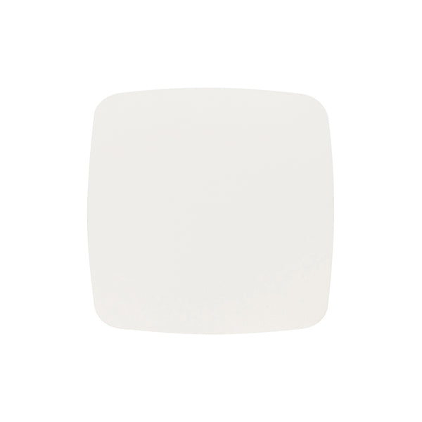 English Elm Jennifer Taylor Home - Santorini White 33.5" Square Outdoor Patio Table — Powder-Coated Aluminum, Compact Durable Side/Dining Table B2719P308010