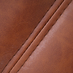 English Elm Indoor Channel Tufted Chenille Upholstered Bench Rubberwood Legs Entryway Dining Brown N779P367309R