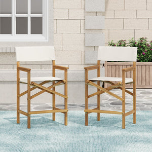 English Elm Christopher Knight Home® - Outdoor Rope Woven Acacia Dining Chair Set with Breathable Backrest and Durable Weather‑Resistant Wood Light Teak 44.25 L x 24.5 W x 10.5 H N776P247429L
