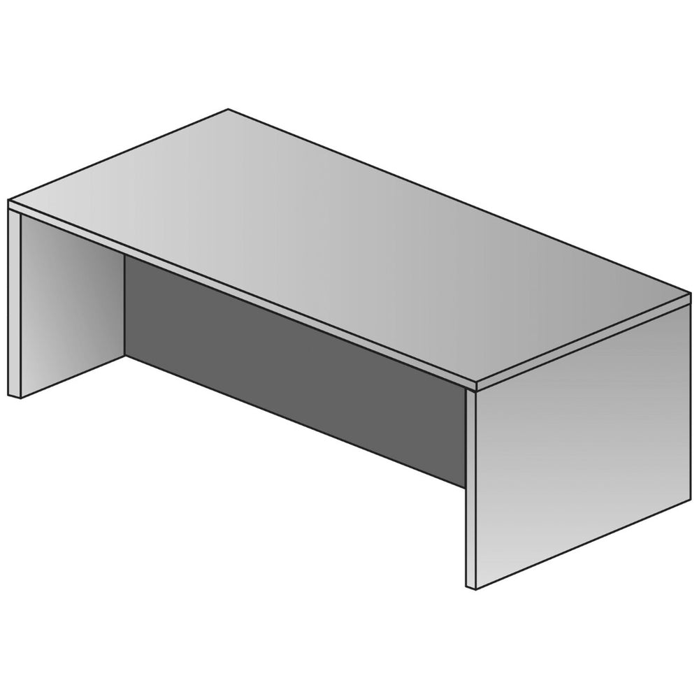 OSP Home Furnishings Sonoma Coffee Table Low Profile Design for Modern Living Rooms Durable Easy Clean Top SON-19