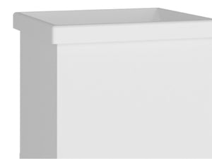 English Elm Bari Freestanding Plastic Utility Sink with Cabinet Storage for Laundry or Garage B200S00467