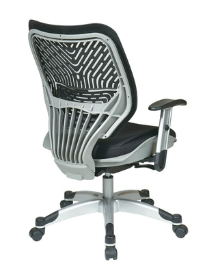 OSP Home Furnishings Spaceflex® Self-adjusting Ergonomic Mesh Office Chair with Lumbar Support and Synchro Tilt 86-M33C625R