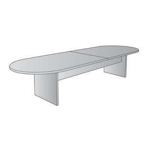 OSP Home Furnishings Napa Conference Table Stretcher Slim Low Profile Support for Boardroom Stability NAP-38S-URB
