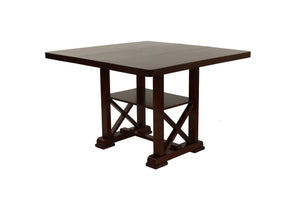 English Elm Classic 60" Dining Table with 18" Butterfly Leaf — Elegant Veneer Finish, Sturdy Rubberwood Base, 30"H Cherry 56 L x 56 W x 7 H B011S01791