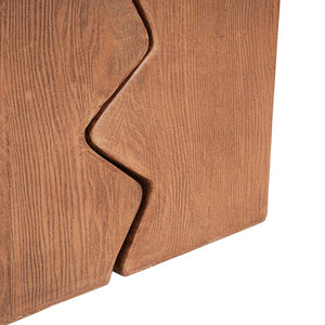 English Elm Christopher Knight Home® - MGO Rectangular Side Table Set of 2 – Durable MGO Outdoor Indoor Accent Stools, Weather-Resistant Patio Nesting End Tables Natural N770P341380N