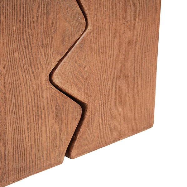 English Elm Christopher Knight Home® - MGO Rectangular Side Table Set of 2 – Durable MGO Outdoor Indoor Accent Stools, Weather-Resistant Patio Nesting End Tables Natural N770P341380N