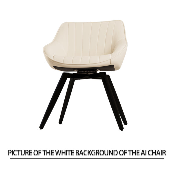 English Elm 31.5" Walnut Color Tulip Dining Table Set With 2 Pu Chairs, Perfect For Small Spaces, 2-4 People W2189S00644