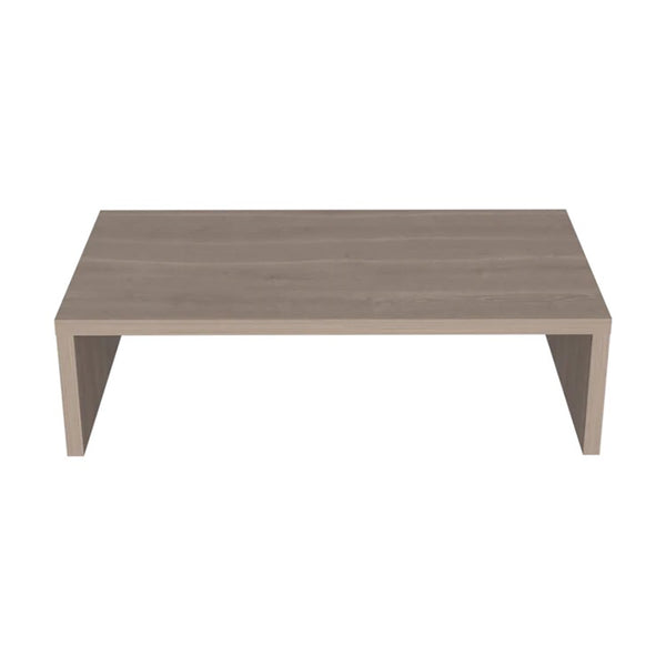 English Elm White Oak Elevated Monitor Stand with Melamine Finish for Ergonomic Viewing & Desk Organization (19") B062P230645