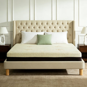 English Elm 12-inch Queen Copper Gel Foam Mattress with 7-zone Support and Cooling Air Layer W5081P394366