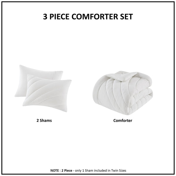 English Elm 2 Piece Jersey Knit Quilted Comforter Set Hypoallergenic Soft Twin Bedding B035P319897