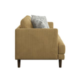 English Elm Wallace & Bay - Wallace & Bay  Jurie Yellow Loveseat