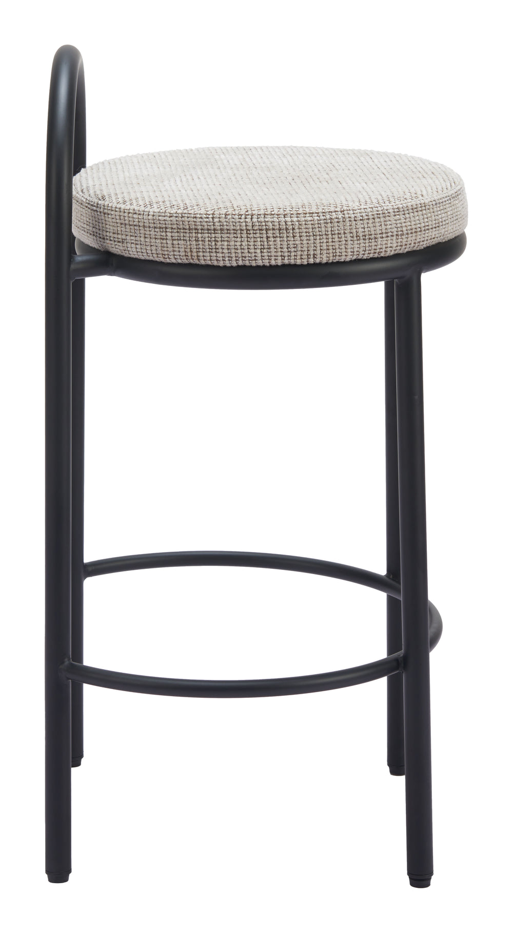 Sisal Counter Stool - Set of 2 Beige Tweed 110096 Zuo Modern