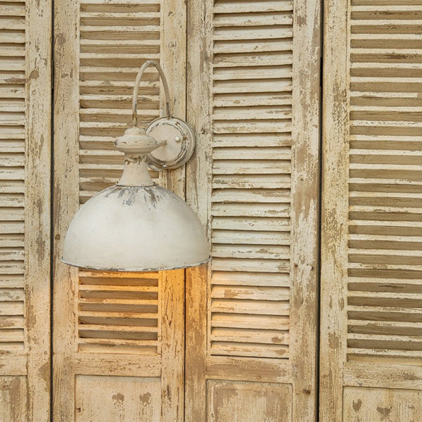 English Elm Vintage Wall Sconce - Elegant Off-White Charm For Soft Ambient Light In Any Room Of Your Home W2946P243903-GIGA