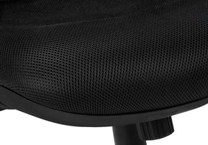 English Elm Office Juvenile Ergonomic Desk Chair with Breathable Mesh Back, Padded Seat, Swivel Mobility and Tilt Control Black 28 L x 13 W x 25 H B2710P219670