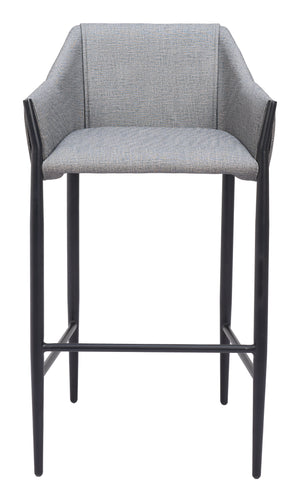 Andover Barstool Slate Gray 110169 Zuo Modern