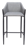 Andover Barstool Slate Gray 110169 Zuo Modern